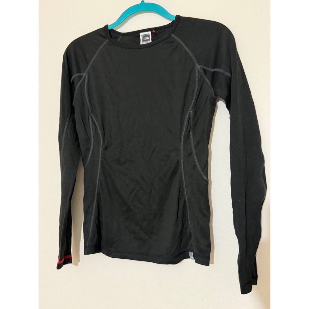 The North Face Womens Black Long Sleeve Base Layer Top AWZE Size M